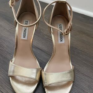 Steve Madden heels - GOLD - SIZE 5